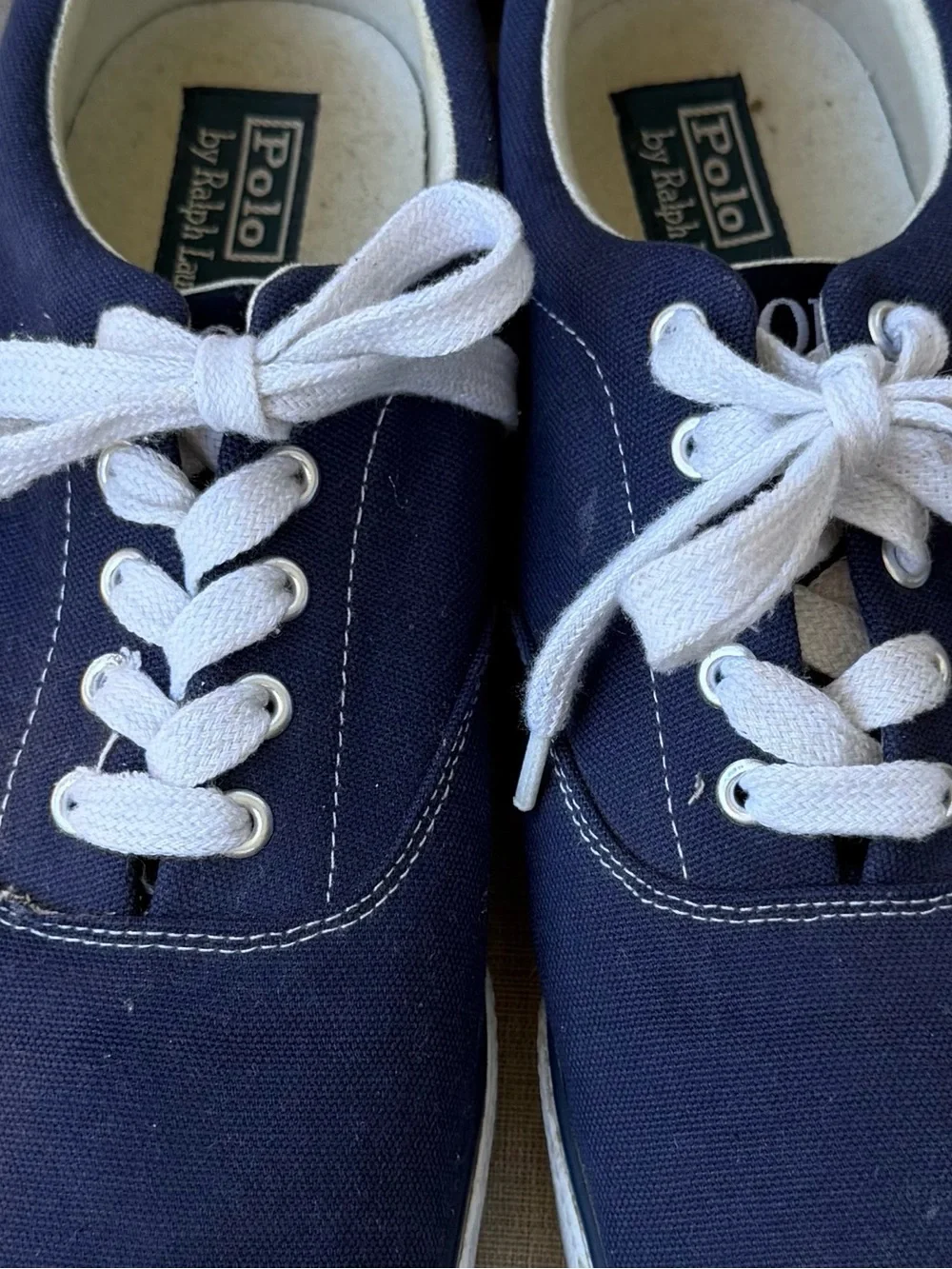Polo Ralph Lauren Shoes Forestmont Canvas Sneakers Mens Size 12